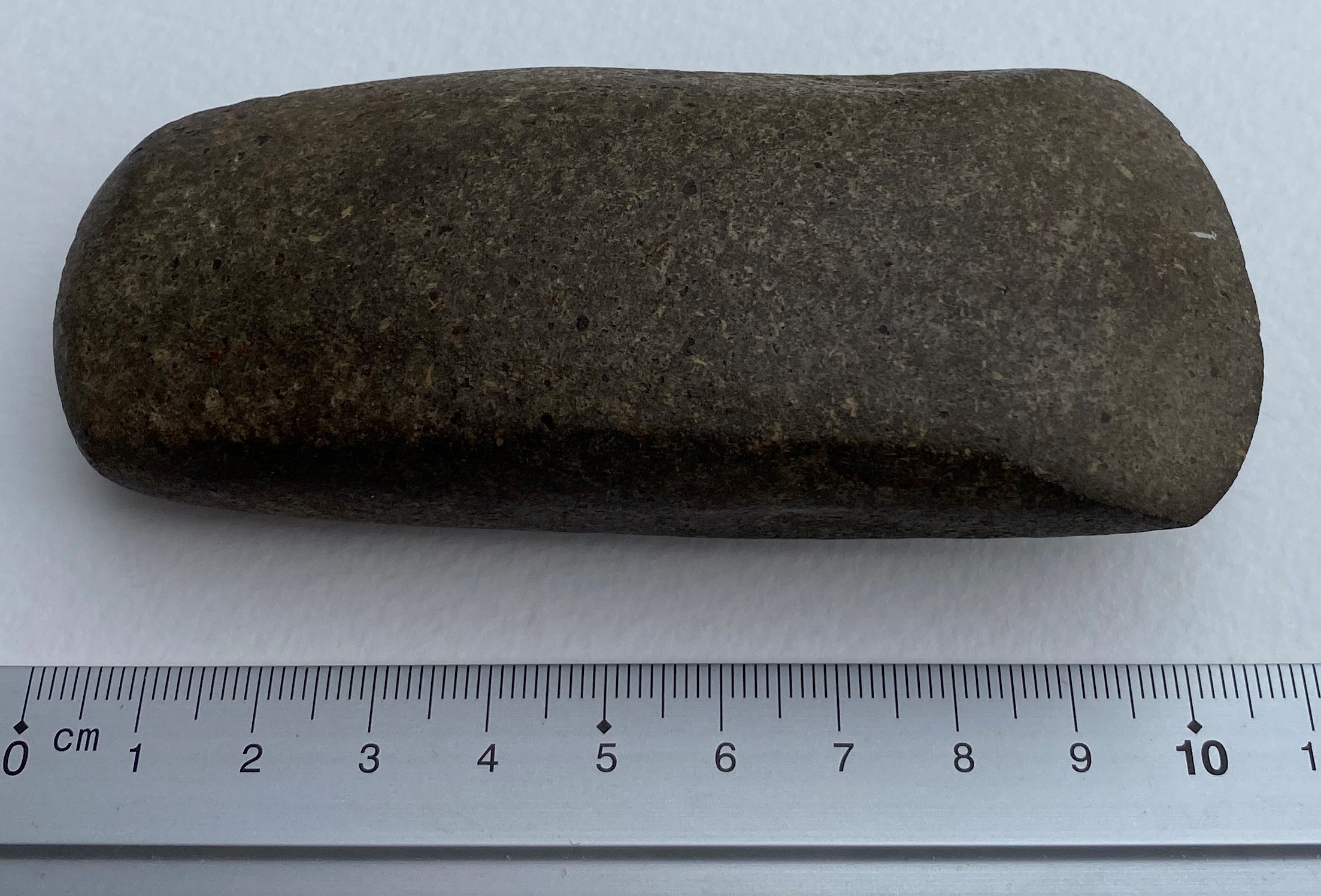 Steinbeil Am Bruche 1922 aus der geologischen Sammlung Carl Kaese